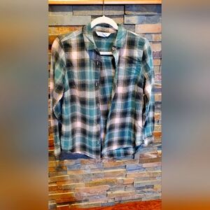 Old Navy plaid button down small